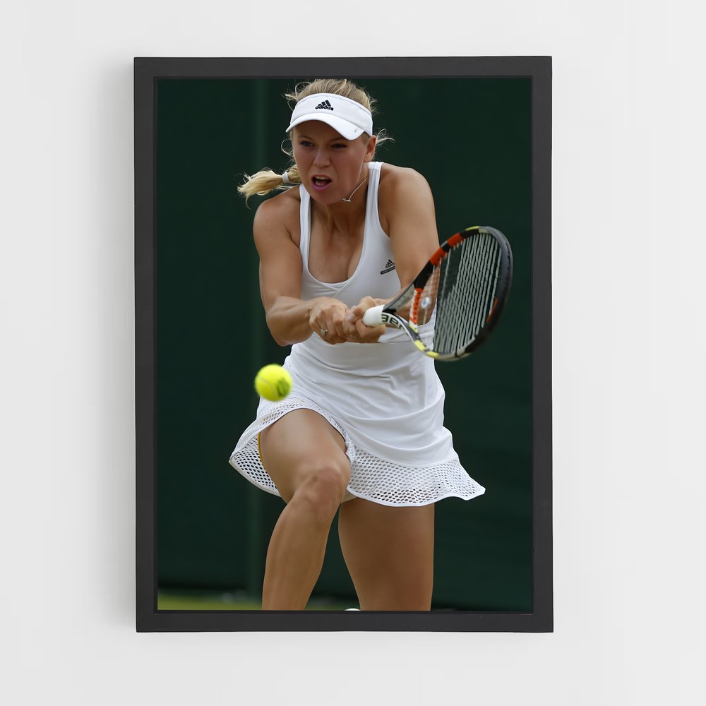Poster Caroline de wozniacki – affiche Tennis (vue 2)
